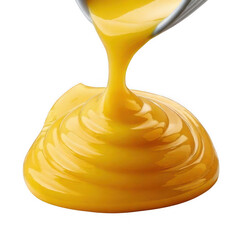 Melted butter drizzle On Transparent Background.