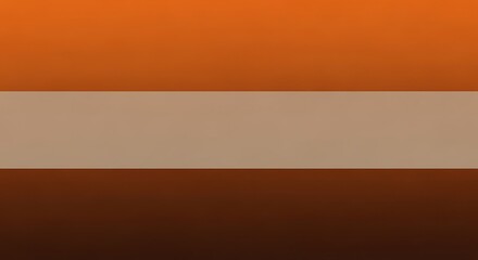 Obraz premium Abstract Color Bands of Orange Brown and Beige