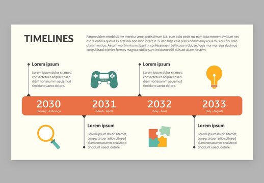 Timeline Infographic Vector for Roadmaps & Milestone Planning with Cute Education Style for School Teachers and Lesson Presentations
