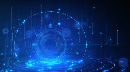 Abstract Digital Data Visualization