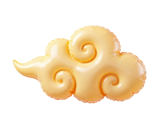 3D Rendered Inflatable - Style Swirling Cloud