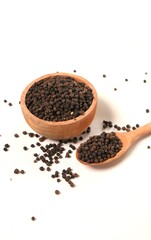 Black Peppercorns: Aromatic Spice Still Life