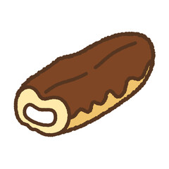 手書き風のアイコン　エクレア