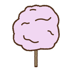 手書き風のアイコン　綿飴