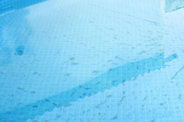 dirty pool water surface, season luxury life concept top veiw