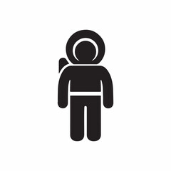 Diver or Scuba Suit Glyph Icon Vector Isolated on White

