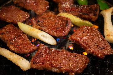 'Yakiniku' is grilled meat that you get to cook by yourself
