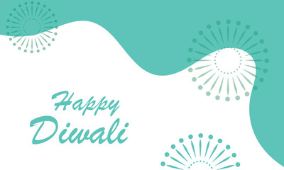 Happy diwali wallpaper celebrate festival of lights with text . Banner, background, card,etc.