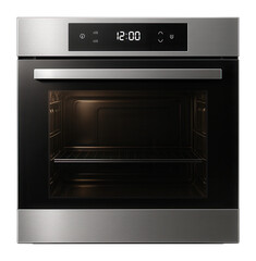Obraz premium A Wi-Fi-enabled built-in oven for remote control via smartphone for modern homeowners.