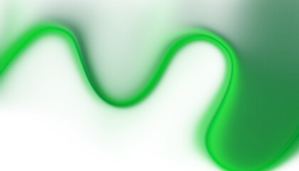 Stunning emerald green wave motion with smooth curves, perfect for modern background designs