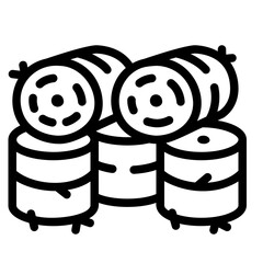 Hay Bale Icon
