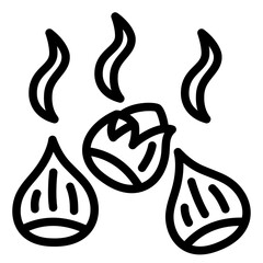 Roasted Chestnuts Icon