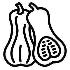 Butternut Squash Icon
