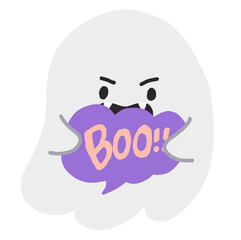 귀여운 유령 일러스트