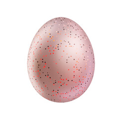 easter egg on white background