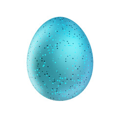 easter egg on white background
