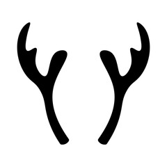 Silhouette Deer Antlers