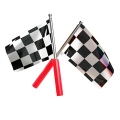 checkered racing flag