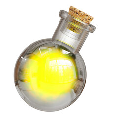 oil lamp isolated on white background