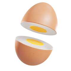 easter egg on white background