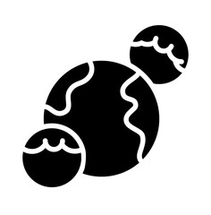 Globe Icon Children word icon