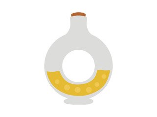 Halloween Potion Bottle Clip Art Illustration 
