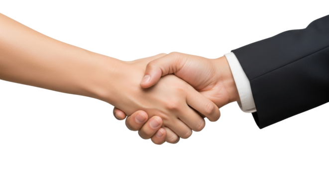 Isolated Business Handshake Agreement Professionalism Communication Meeting Concept