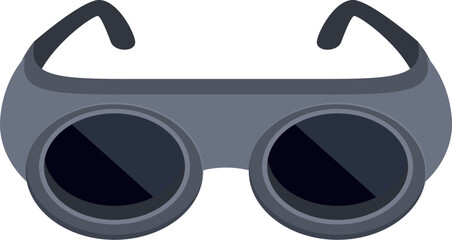 Welding goggles protect eyes from sparks and radiation during welding