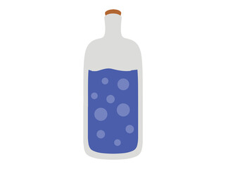 Halloween Potion Bottle Clip Art Illustration 
