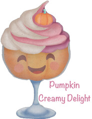 A collection of cute Halloween candies, cupcakes, and desserts, Perfect for stickers, cards or digital scrapbooking.
