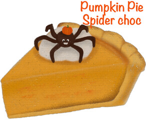 A collection of cute Halloween candies, cupcakes, and desserts, Perfect for stickers, cards or digital scrapbooking.