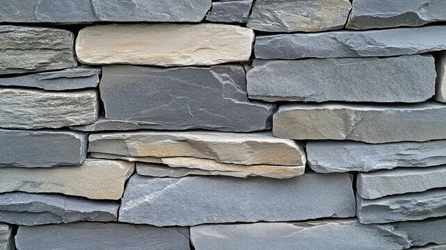 A close-up shot of a stone wall with a fire hydrant installed