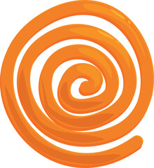 Delicious jalebi, a crispy and syrupy treat, forming an inviting spiral