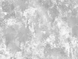 Concrete wall white grey color for background. Old grunge textures with scratches and cracks. White painted cement wall texture.