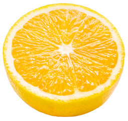 Yellow Yuzu Orange fruit isolated on white background, Kochi Yuzu orange isolated on white PNG...