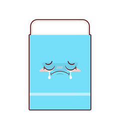 eraser crying face cartoon cute