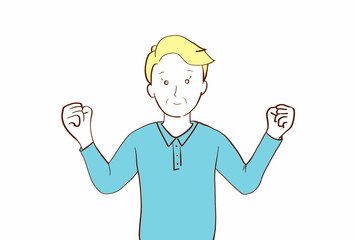 イラスト　運動　人