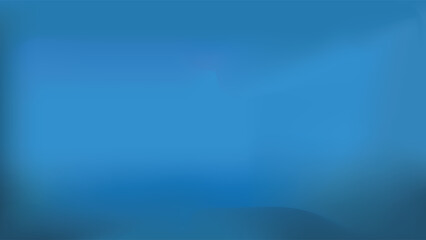 Abstract Blue Gradient Background, Smooth Deep Blue Backdrop