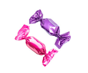 Colorful wrapped sweet candies