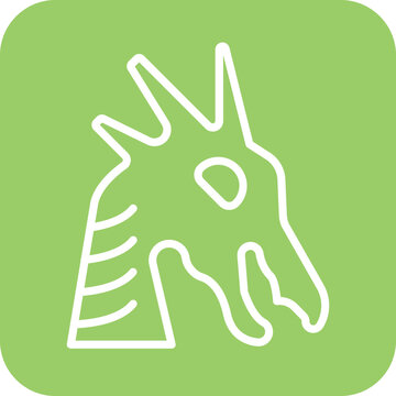 Ship Figurehead Icon Style