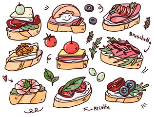 bruschetta set