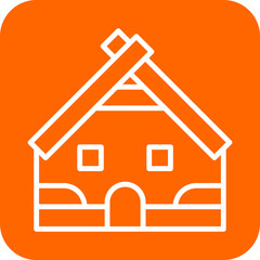 Viking Hut Icon Style