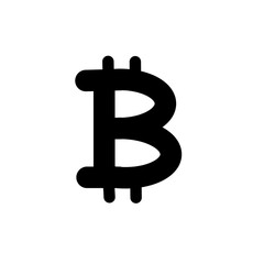 Bitcoin symbol icon for cryptocurrency and blockchain concept／仮想通貨・ブロックチェーン関連デザインに使えるビットコインアイコン