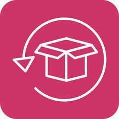 Reverse Logistics Icon Style