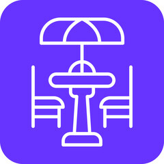 Coffee Terrace Icon Style