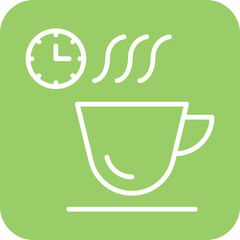 Coffee Time Icon Style