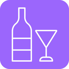 Drinking Icon Style