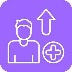 Gain Weight Icon Style