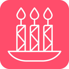 Candle Icon Style