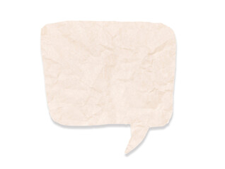 Chat bubble icon or Speech bubble symbol. Paper speech bubble, cloud, bubble, speech. Graphic resources about speech bubble. Blank Bubbles